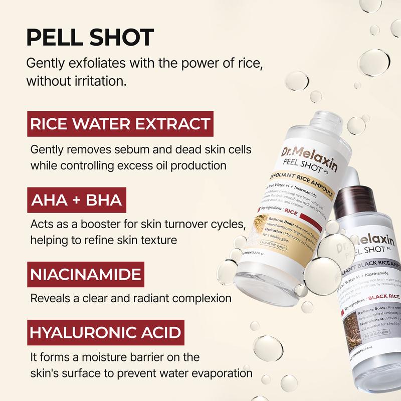 Melaxin Peel & Glow Rice Set